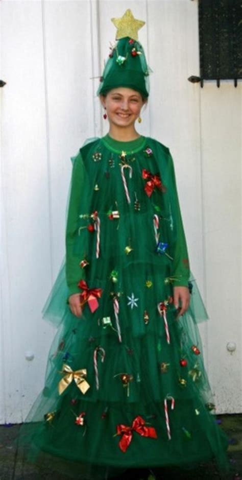 If you live in a small apartment or dorm room, or simply don't want to deal with the hassle of getting a tree, you can channel christmas spirit in your home without any pine needles. 10 Homemade Christmas Costumes | Tree costume, Christmas tree costume, Christmas costumes
