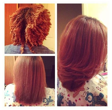 It is possible to get your naturally curly hair into a smooth, straight style. 192 best Natural Hair + Silk Press + Curls images on ...