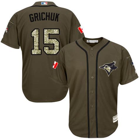 Youth Majestic Toronto Blue Jays 15 Randal Grichuk Authentic Green