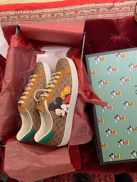 Gucci Ace Sneakers Mickey Mouse Artofit