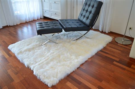 Xxxl riesen lammfell teppich 260 x 200 aus 8 ganzen fellen. Naturasan Designer Öko Schaffell Lammfell-Teppich ...