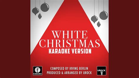 White Christmas Karaoke Version Youtube