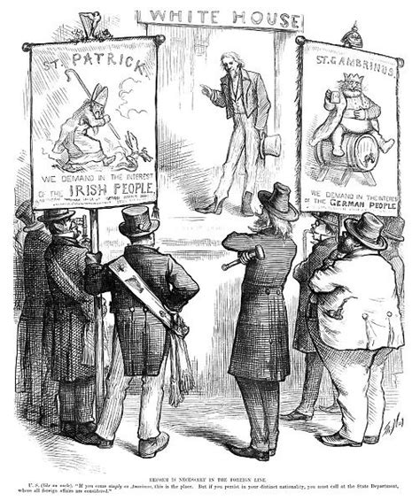Cartoon Immigration 1877 Reform Is Necessary In