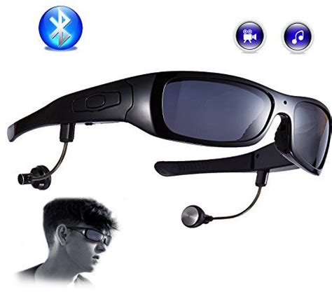 Bluetooth Sunglasses With Camera Video Recorder Bluetooth Stereo