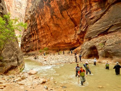 Hiking Virgin River Narrows Zion Np Utah Teds Outdoor World