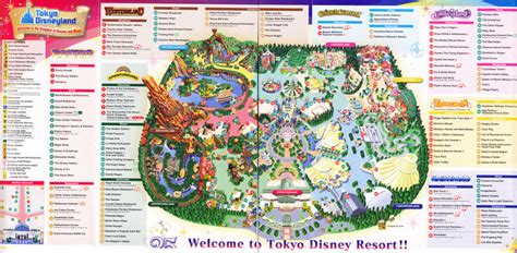 Tokyo Disneyland 2008 Park Map