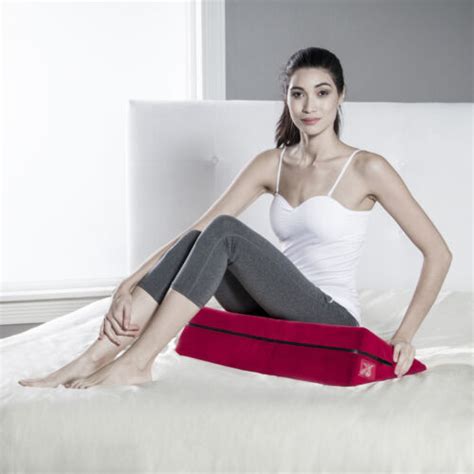 liberator wedge intimate positioning and massage pillow red microfiber 767644886086 ebay