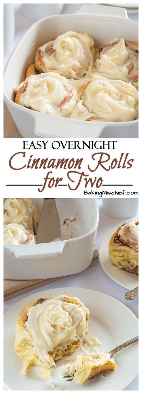 Romantic Desserts And Dinner For Two Overnight Cinnamon Rolls Food