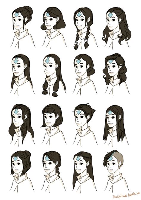 Female Airbender Hairstyle Ideas Avatar Aang Team Avatar Katara Zuko The Last Avatar Avatar