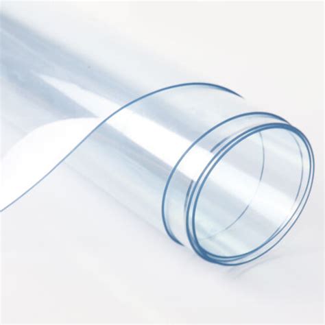 01mm 05mm 1mm 15mm Super Clear Vinyl Druable Table Cover Pvc