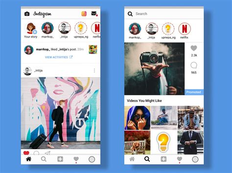 Your instagram feed planner app. Instagram Android App Redesign - UpLabs