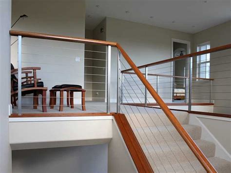 Ultra Tec® Stainless Steel Railing System Modern Staircase By