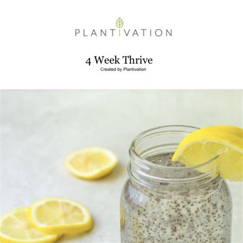 4 Week Thrive Meal Plan