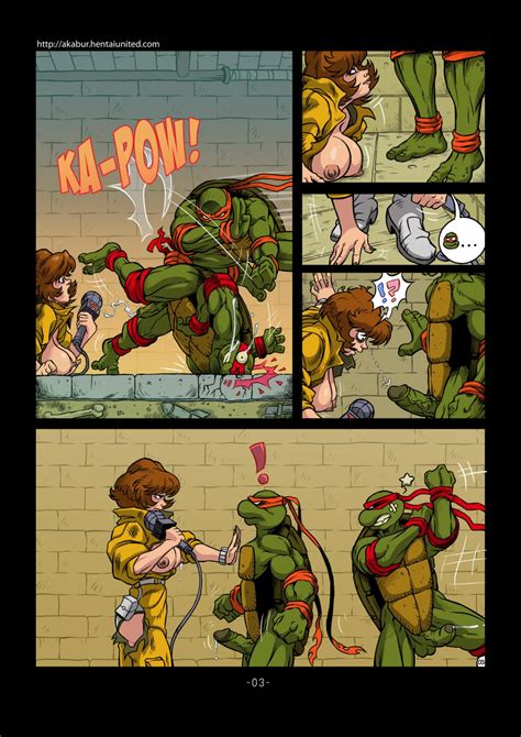 Tortugas Ninja XXX Combate Nocturno Comic Porno De La Mejor Calidad