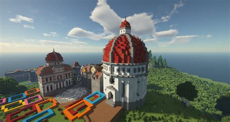 Temple Of Light Dome Temple Minecraft Map