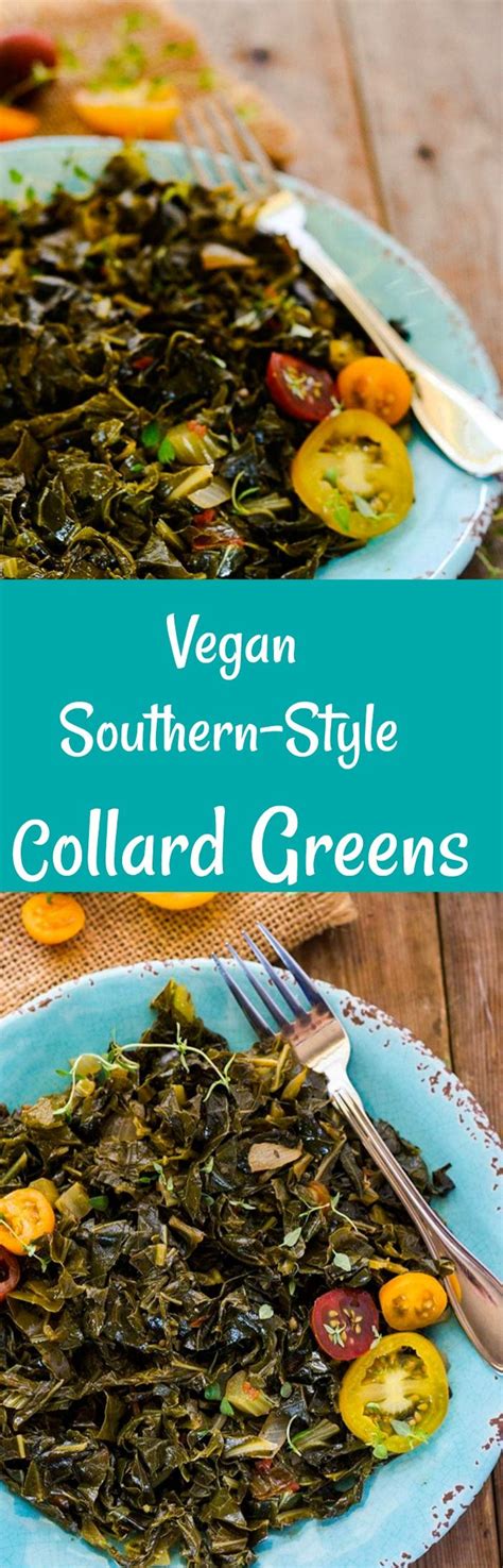 I'm cooking my christmas dinner from your website and this is my first dish and they're sooo. Vegan Southern-Style Collard Greens is so easy to prepare ...