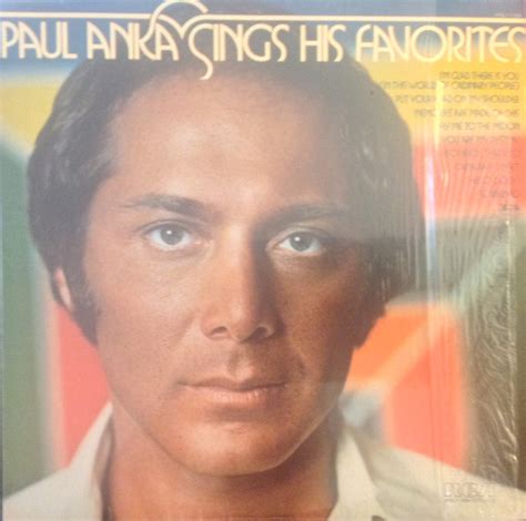 Paul Anka Vinyl Record Albums