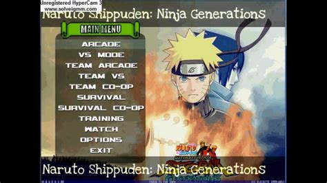 Naruto Shippuden Generations Mugen All Characters Youtube