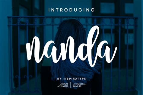 Of fonts downloaded in last. Nanda | Bold script font, Script fonts, Script typeface