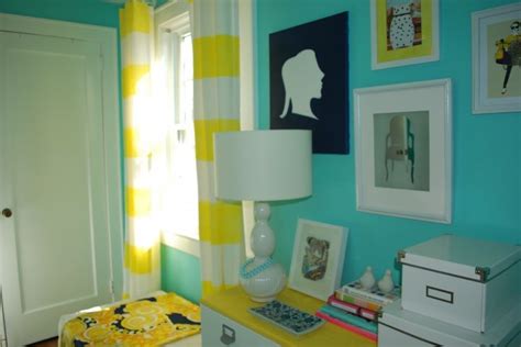 Yellow And Teal Bedroom Decor Ideas