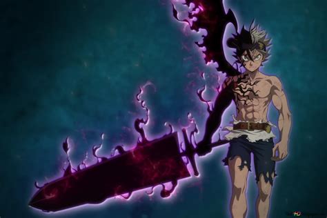 Black Clover Asta Demon Sword Hd Wallpaper Download