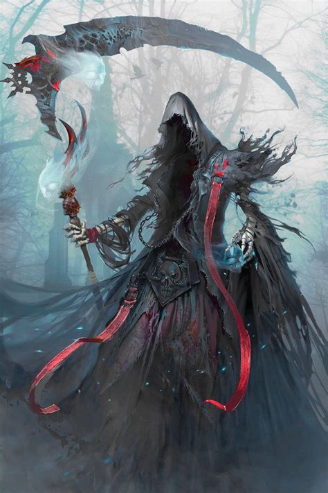 Pin By Lyn Bramble On Ds Grim Reaper Art Dark Fantasy Art Character Art