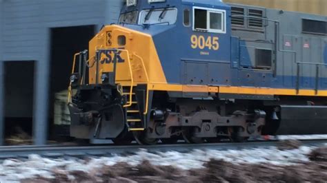 G Scale Csx Coal Train With A Dpu On 7 19 17 Youtube