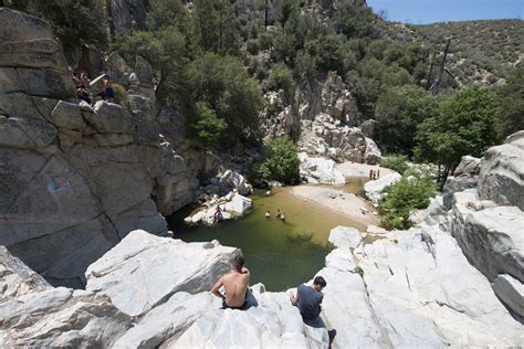Aztec Falls Swimming Hole Deep Creek Canyon San Bernardino National