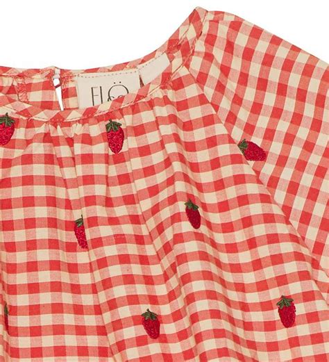 flöss tröja molly berry gingham fri frakt över 599 kr