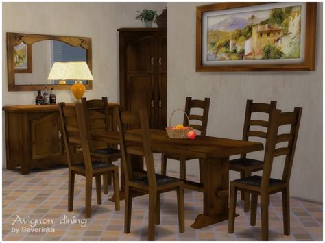 Sims 4 Ccs The Best Dining Room By Severinka