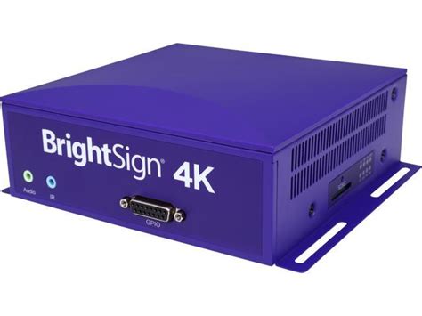 Brightsign 4k242 Robust 4k Network Interactive Solid State Full Hd