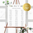 Printable Wedding Seating Chart - Customize and Print