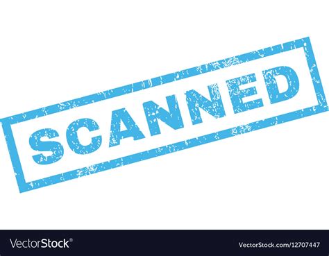 Scanned Rubber Stamp Royalty Free Vector Image