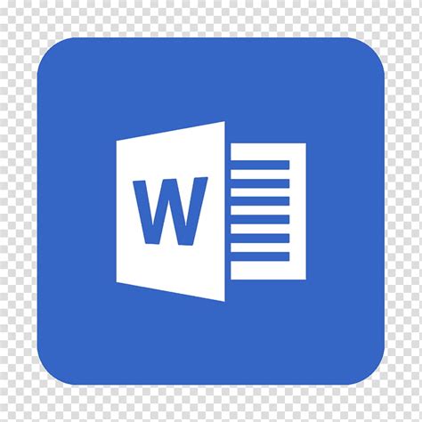 Word Icon Png Transparent