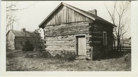 One Story Slave Cabin Used As Illustration Facing Page 50 In Colemans