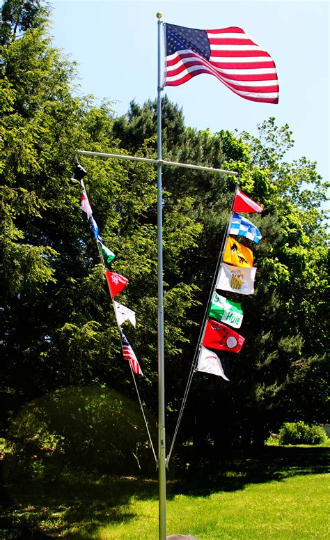 What size flag do i need for a residential kit? 25' Superior 1 Nautical Flagpole Kit "Nautipole"