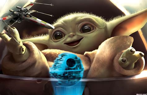 Baby Yoda Desktop 1920x1080 Wallpapers Wallpaper Cave