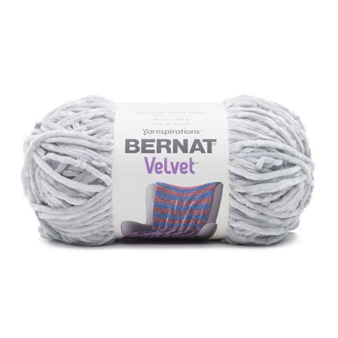 Bernat Velvet Yarn Misty Gray 105oz300g Bulky Polyester
