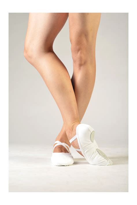 Sansha Soft White Ballet Shoes Pro 1c Mademoiselle Danse