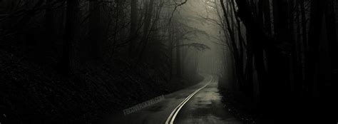 Misty Dark Road Facebook Cover Facebook Covers Fb Cover Facebook