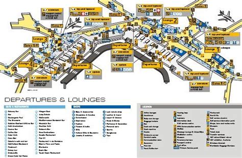 Schiphol Airport Map Shops