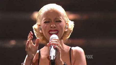 Christina Aguilera You Lost Me American Idol 2010 Finale High