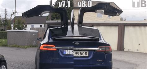 Tesla Model Xs Falcon Wing Doors Are Significantly Faster After V80