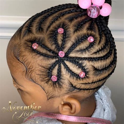 50 Kids Braids With Beads Hairstyles Black Beauty Bombshells Kids