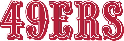 San Francisco 49ers Logo Wordmark Logo National Football League