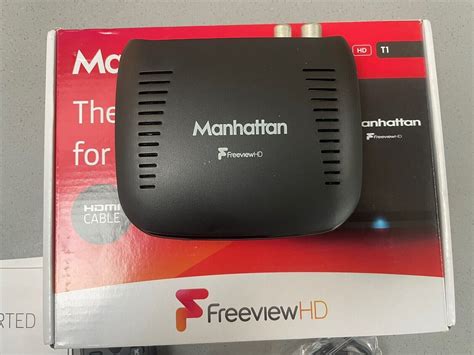 New Manhattan T1 Freeview Hd Set Top Box With 80 Freeview Hd Channel