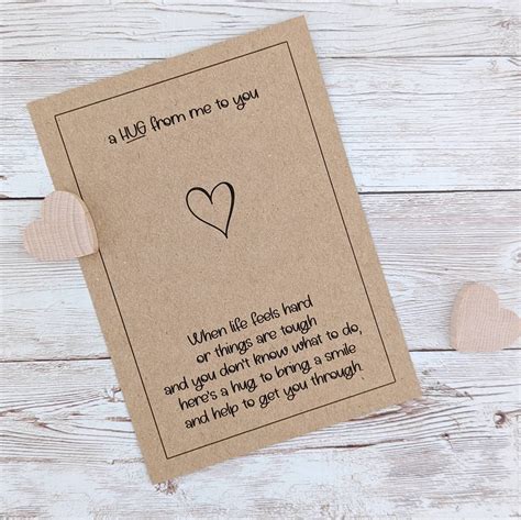 24 Printed Poem Cards For Pocket Hugs Attach Your Handmade Etsy Australia