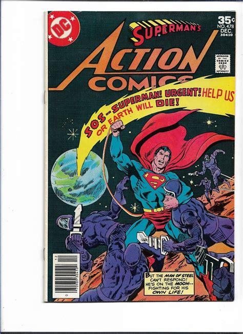 Action Comics478 Vf 1977 Dc Bronze Age Comics 6 Unlimited Shipping