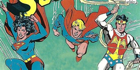 the dc universe swapped gender just to screw with superman