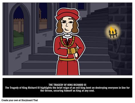 Shakespearean Tragedy Of King Richard Iii Storyboard